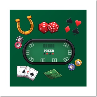 Poker Elements Posters and Art